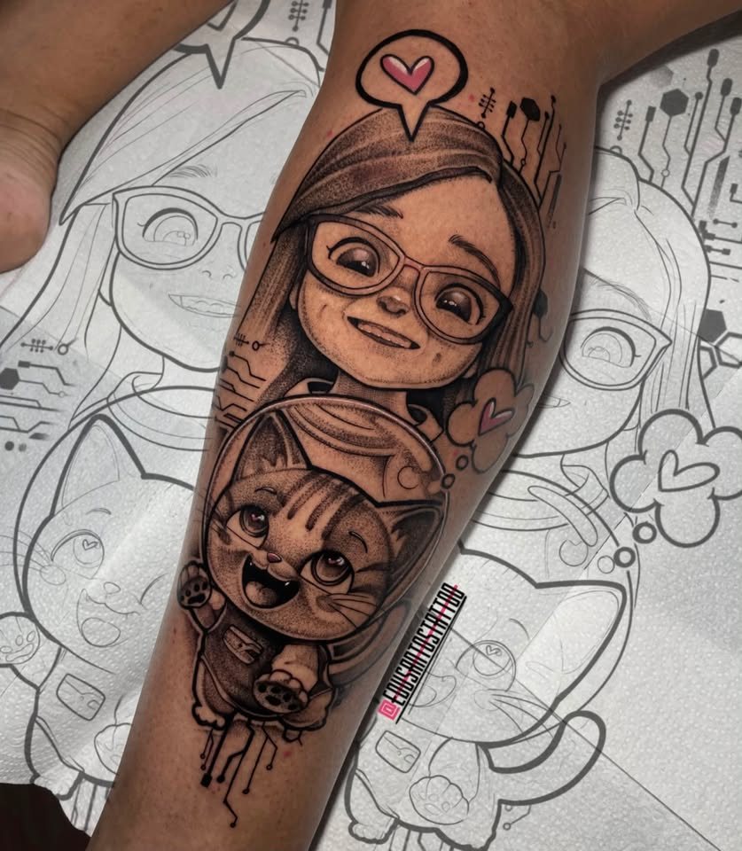 Little Legend ilustrado e tatuado